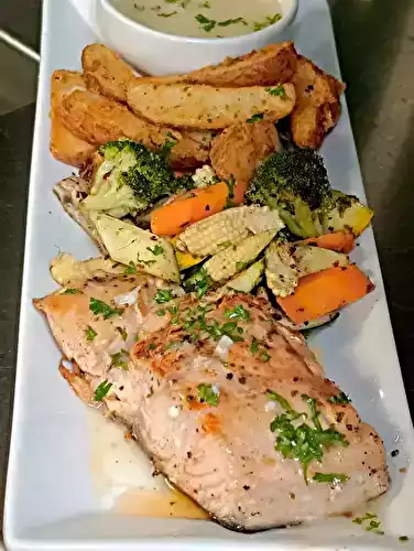 Crispy Pan-Seared Atlantic Salmon