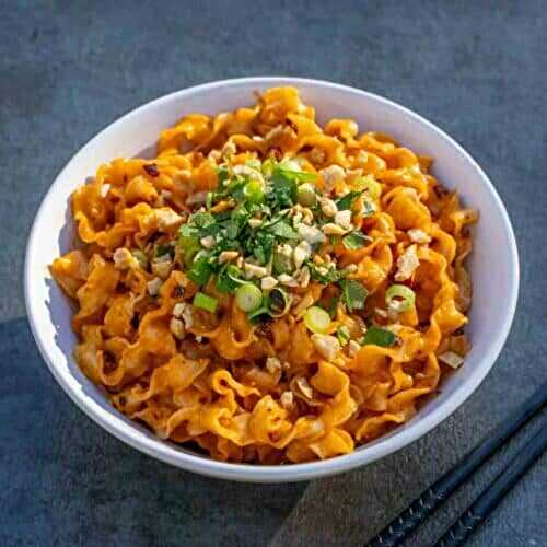 Peanut Butter Chili oil noodles