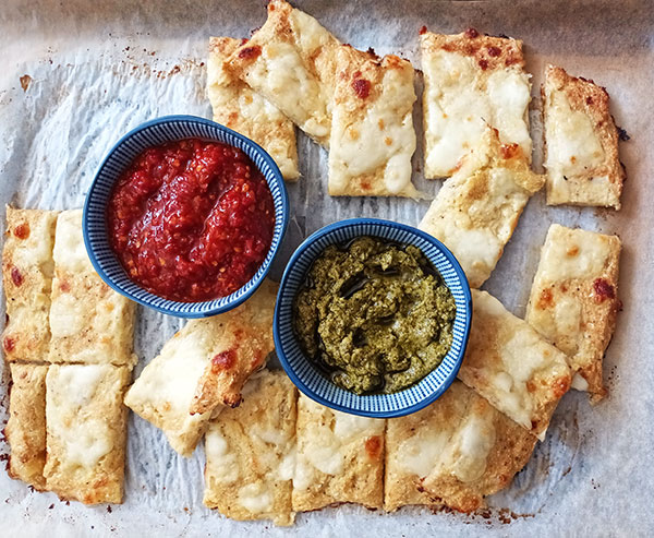 Cauliflower Breadsticks Recipe