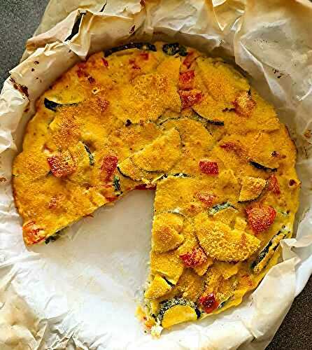 Zucchini Polenta Bake