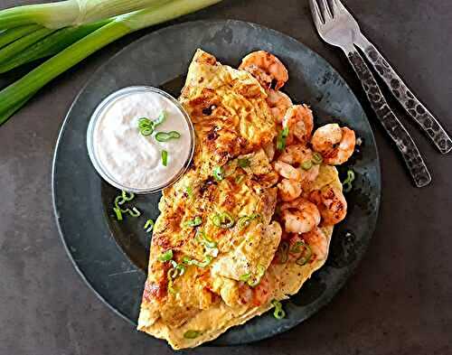 Shrimp Omelette