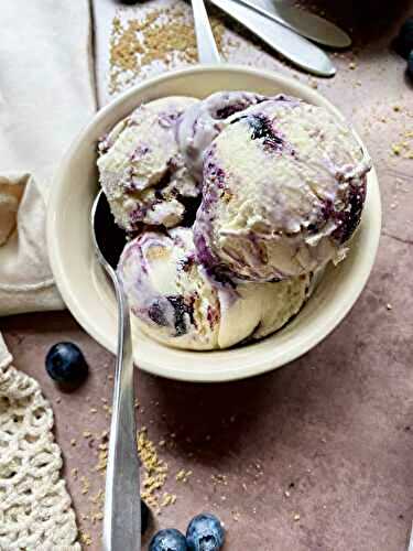 Blueberry cheesecake ice cream