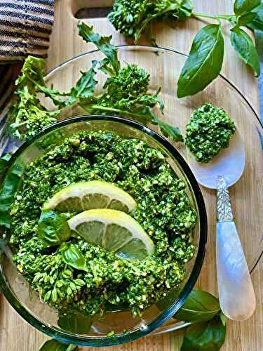 Broccoli rabe & lemon pesto