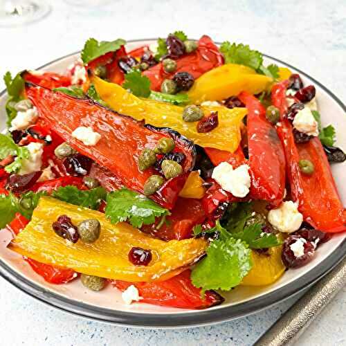 Easy Roasted Bell Pepper Salad