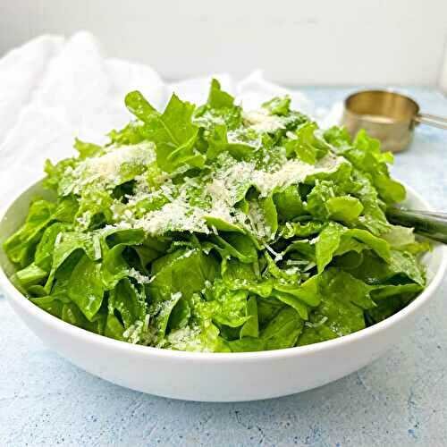 Green Salad With Honey Lemon Dressing