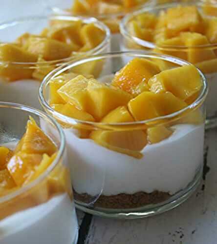 Coconut Cloud and Mango Trifles