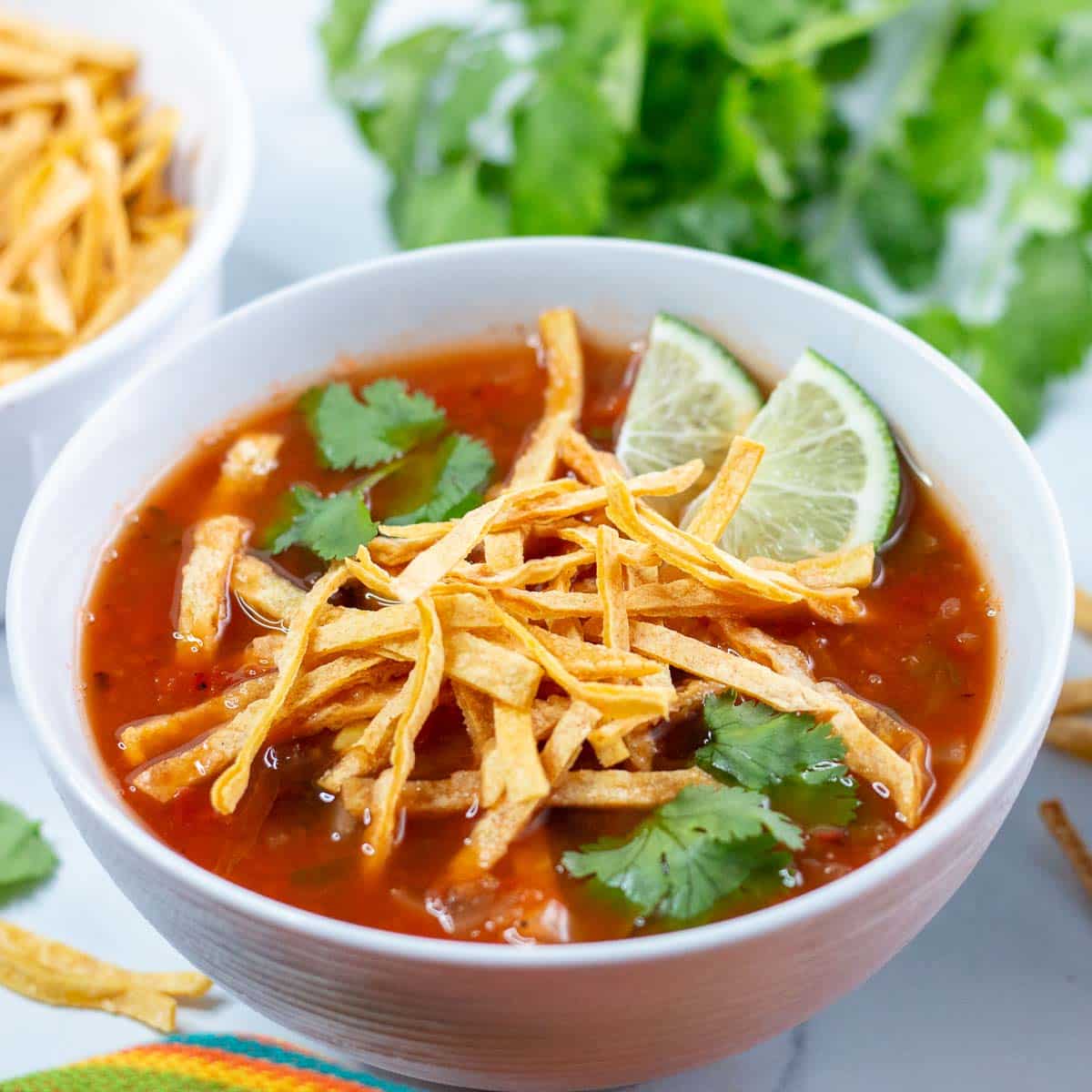 Vegan Tortilla Soup