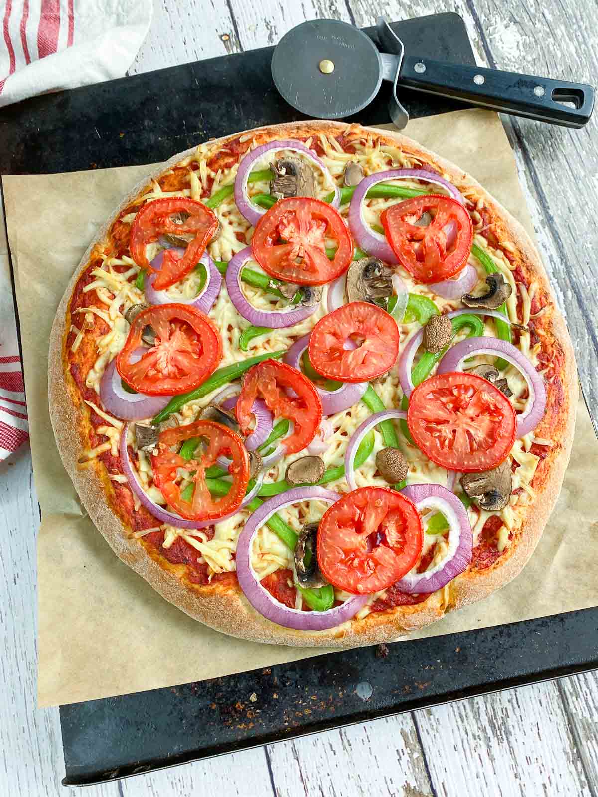 Vegan Veggie Pizza