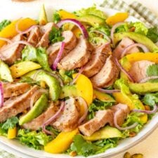 Avocado Mango Salad with Pork Tenderloin Recipe