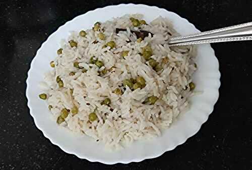 Peas Rice | Peas Pulao