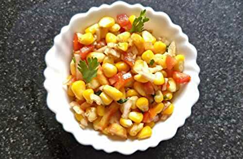 Corn Chaat Recipe