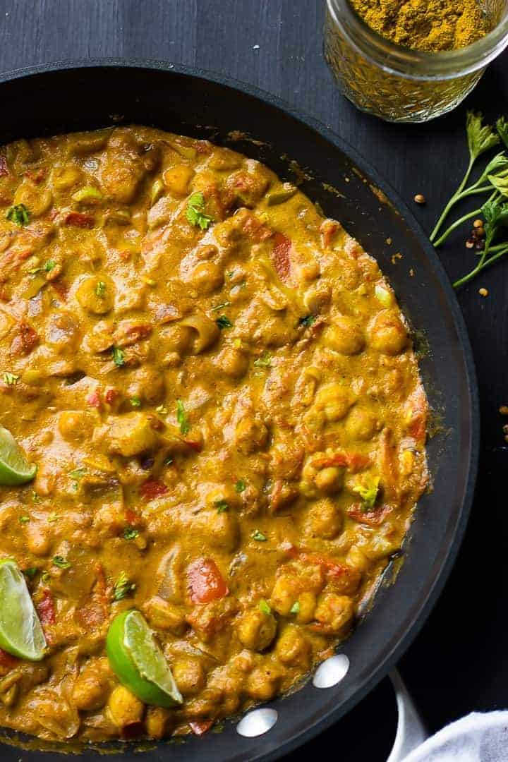 Coconut Chickpeas Curry