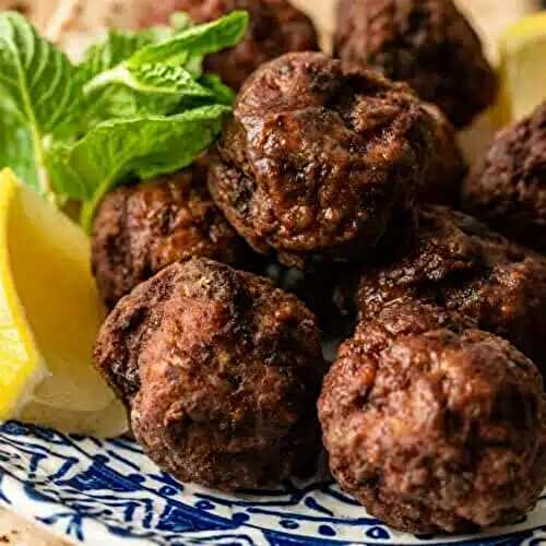 Greek Style Lamb Meatballs