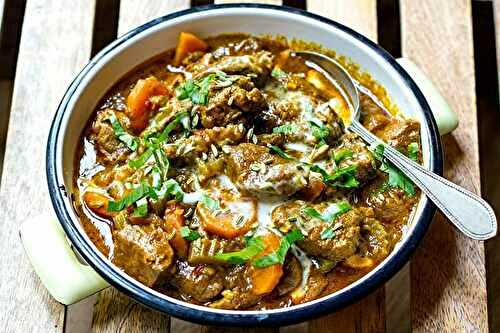 Lamb and Vegetables in Coconut Milk