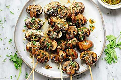 Mushrooms with Garlic and Chilli Sauce