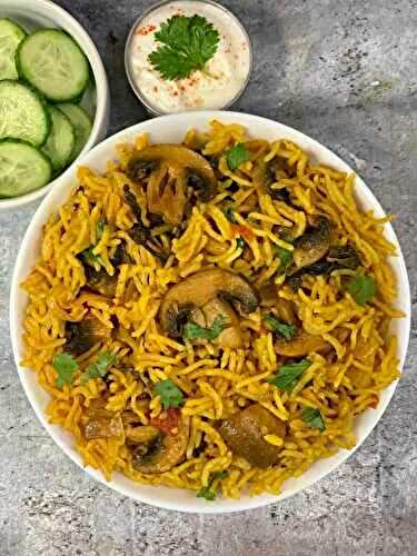 Mushroom Biryani