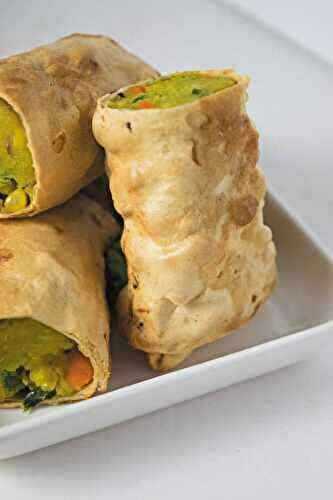 Vegetable Stuffed Papad