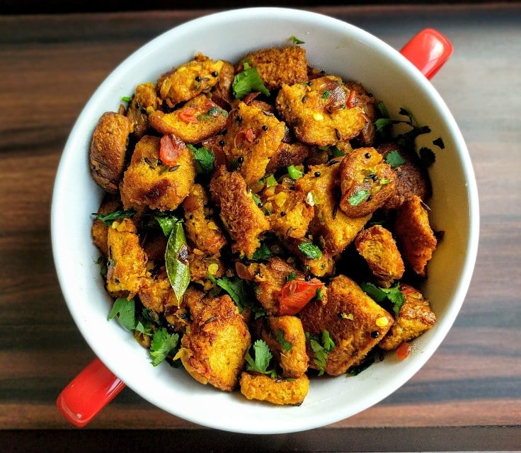 Wheat Bread Upma