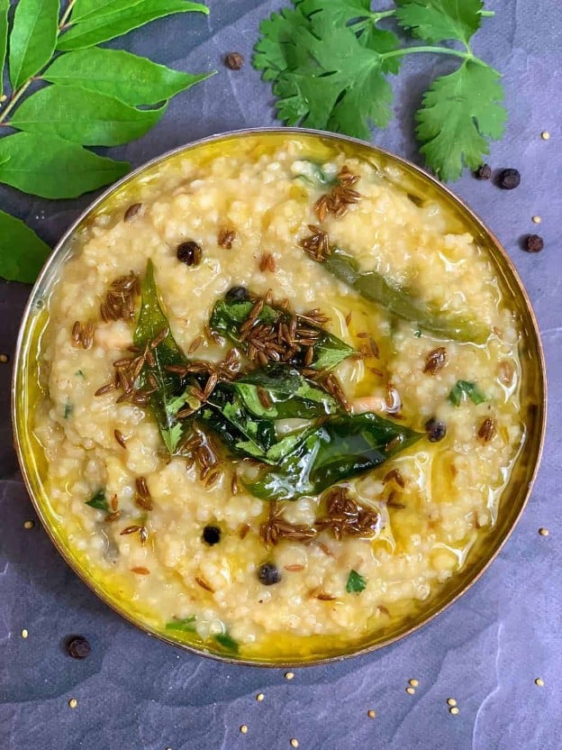 Thinai Pongal (Foxtail Millet Pongal)