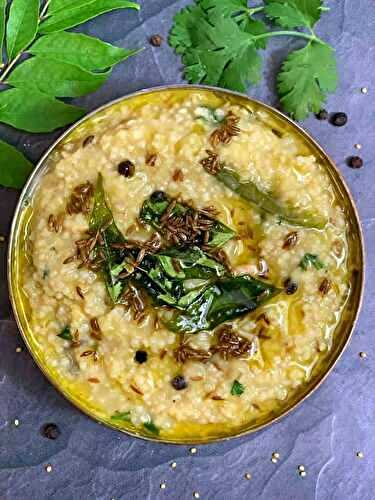 Thinai Pongal (Foxtail Millet Pongal)