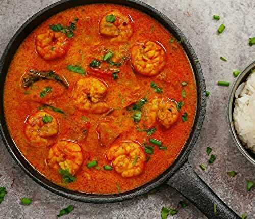 Prawn Curry with Cashew Nuts