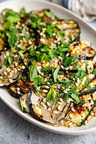 Creamy Grilled Eggplant