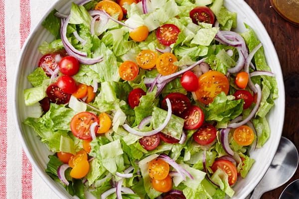 Mexican Tomato and Lettuce Salad