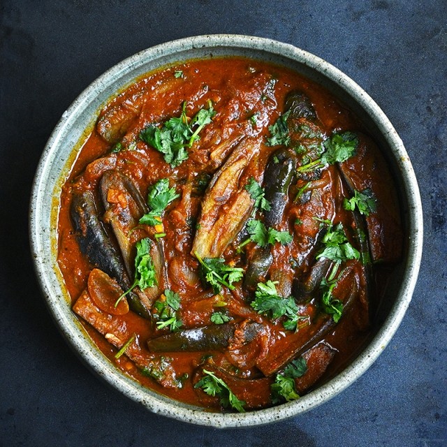 Spicy Goan Brinjal Curry