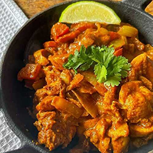 Chicken and Pasta Balti