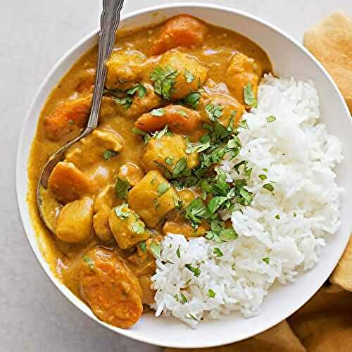 Chicken and Sweet Potato Coconut Curry