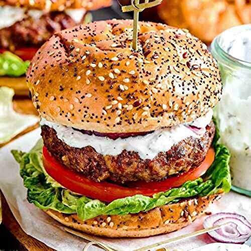 Mediterranean Lamb Burgers