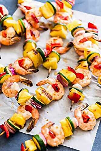 Prawn and Vegetable Kebabs