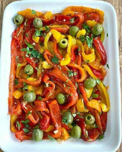 Charred Bell Pepper Salad