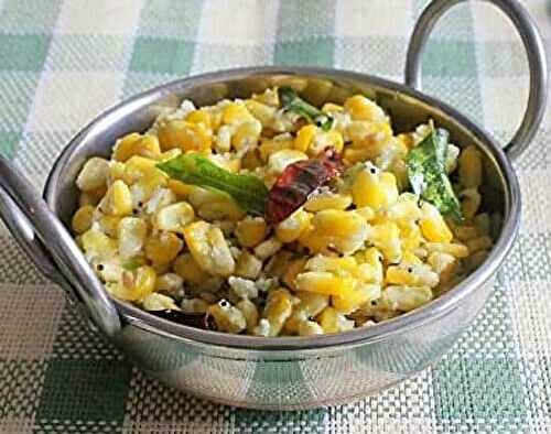 Sweet Corn Sundal