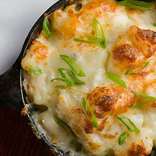 Baked Cauliflower in Cheese Sauce