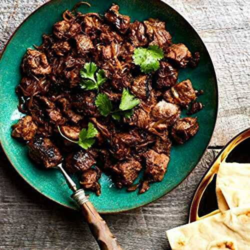 Stir Fried Mutton Podimas