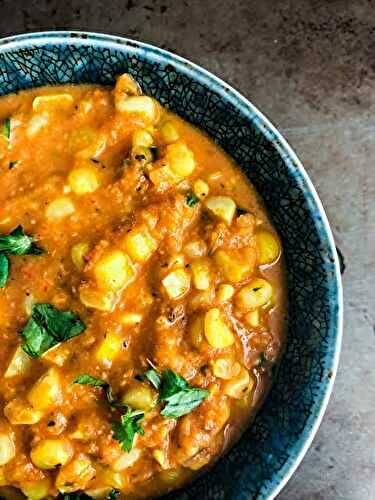 Corn and Cashew Nut Curry