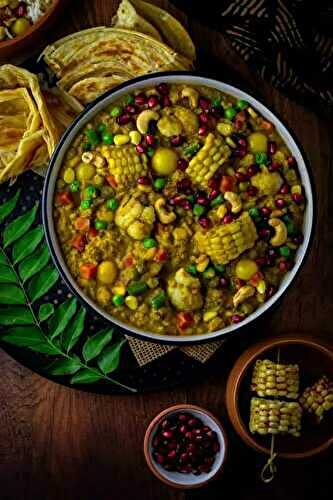 Corn and Peas Curry