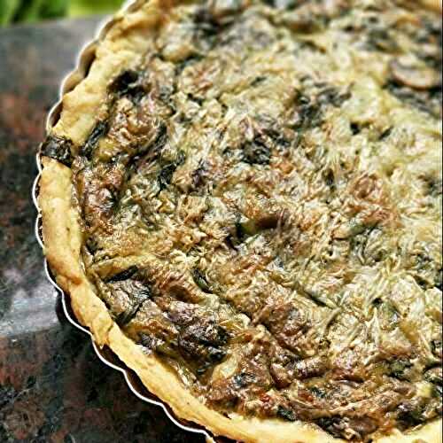 Spinach Mushroom Quiche