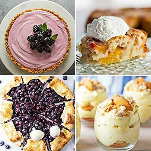 50+ Best Summer Desserts: Nectarine Crumble Bars +More Easy Treats!