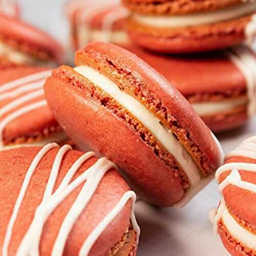 Red Velvet Macarons