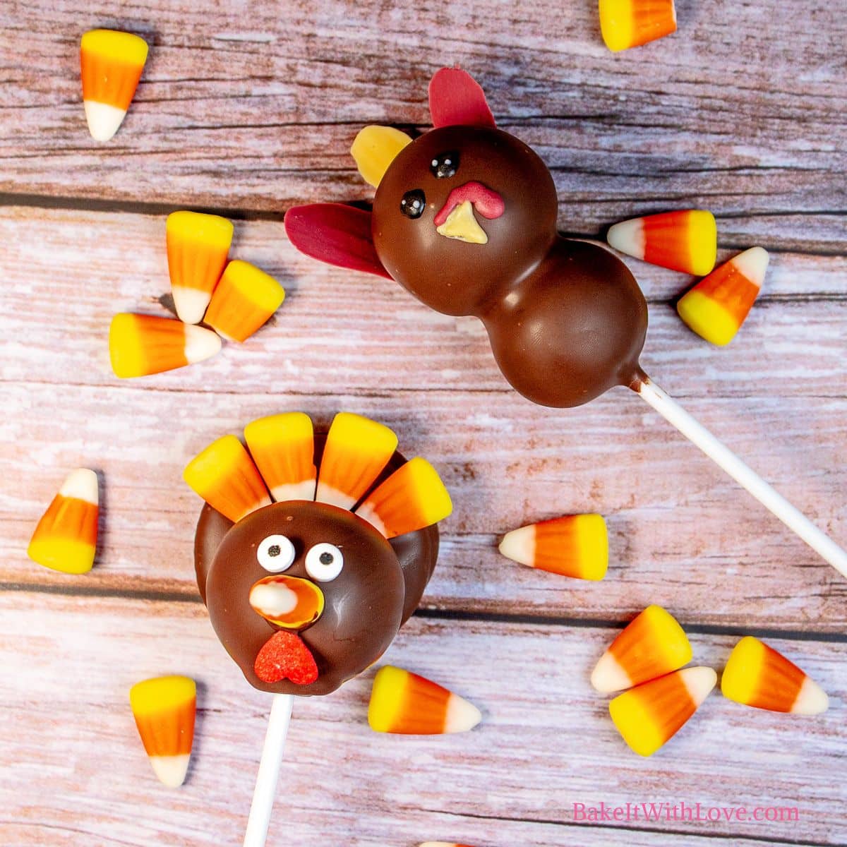 Thanksgiving Turkey Cake Pops