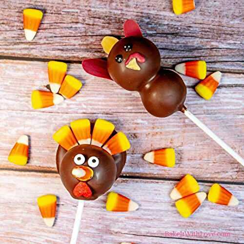 Thanksgiving Turkey Cake Pops