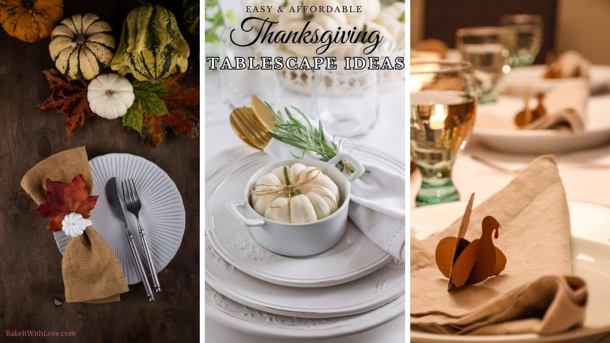 Thanksgiving Tablescape Ideas