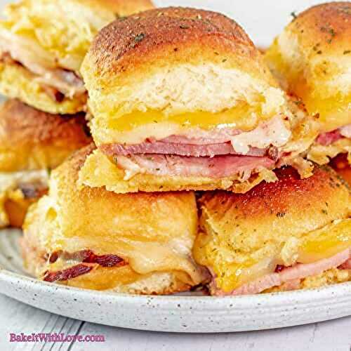 Baked Ham and Cheese Sliders
