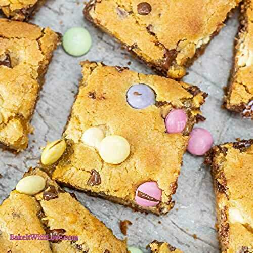 Easter M&M's Cookie Bars