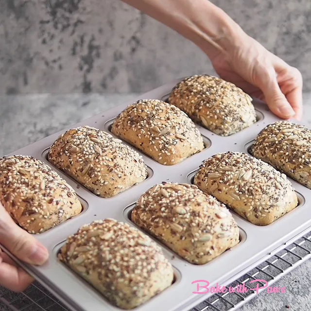 Multiseed Rye Bread Buns