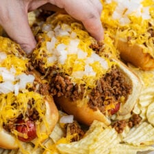 Chili Cheese Hot Dogs