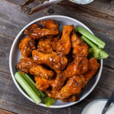 Grilled Crispy Buffalo Wings