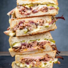 Grilled Ham and Brie Sandwich